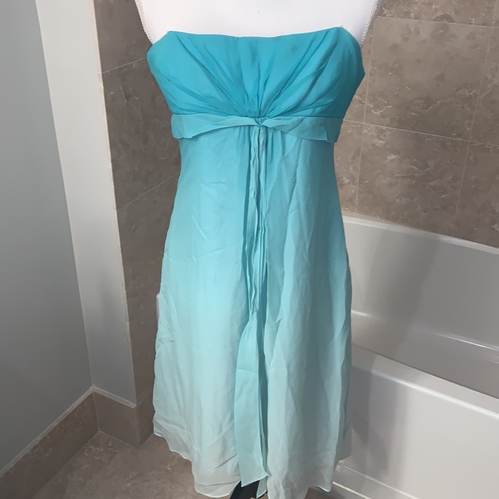 Vintage BCBGMAXAZRIA 100% Silk Ombre Dress